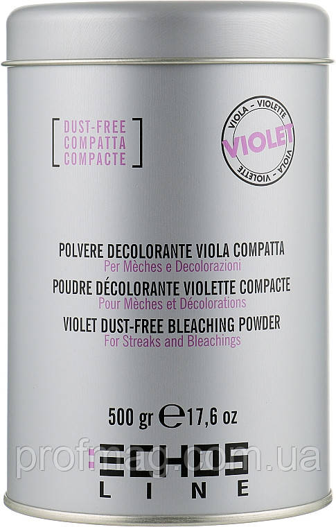 Безпиловий блонд-фіолетовий порошок Echosline Bleaching Polvere Decolorante Violet Compatta