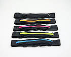 Сумка на пояс для бігу Go Runners Pocket Belt / Поясна спортивна сумка (27х10 см, 17х10) Чорна Рожева, фото 10