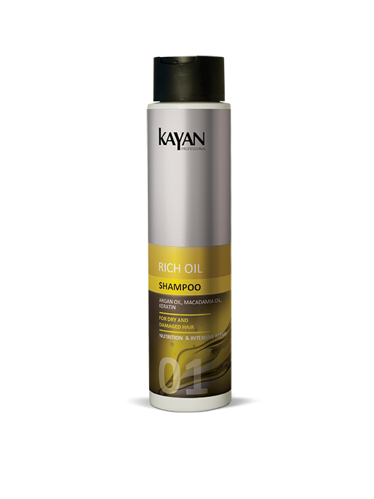 Шампунь для сухого та пошкодженого волосся Kayan Professional Rich Oil 400 мл