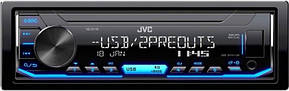 Автомобільна Bluetooth-магнітолога JVC KD-X176 мультимедійний центр універсальний, фото 3