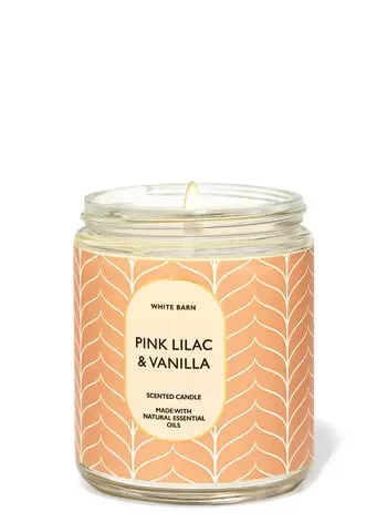 Ароматизована свічка Pink Lilac & Vanilla White Barn 198г
