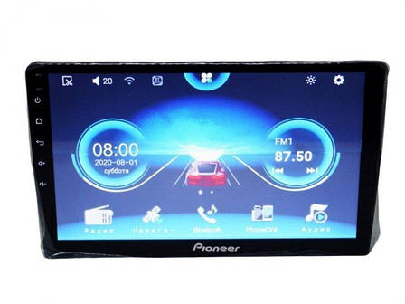 Автомобільна Bluetooth магнітолу Pioneer Pi-808 мультимедійний центр універсальний 2DIN, фото 1