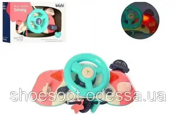 Ігровий автотренажер Кермо Kaichi, світло, звук, фото 1