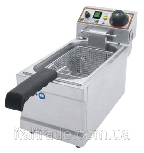 Фритюрниця однопостова Beckers FB 6LTA об'ємом 6 л