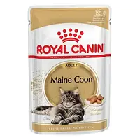 Влажный корм для взрослых кошек породы Мейн-кун Royal Canin Maine Coon Adult (тонкие ломтики в соусе) 85 г