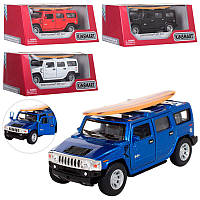 Машинка "HUMMER H2" КT 5337 WS1 KiNGSMART, 4 кольори