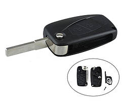 Корпус викидного ключа 3 кнопки Citroen Jumper батарейка під ключем