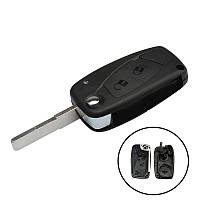 Корпус викидного ключа 2 кнопки Citroen Jumper батарейка на задній стінці