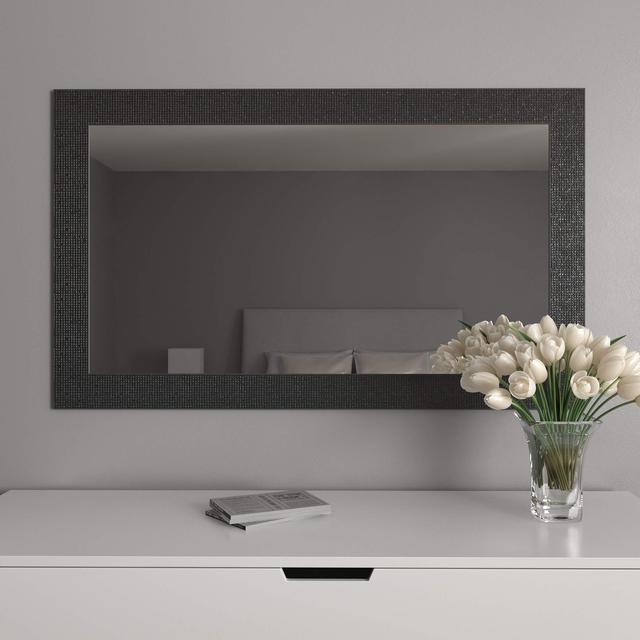 Настінне дзеркало в чорній рамі Black Mirror для ванної, спальні, коридору, передпокою Настінне дзеркало в чорній рамі Black Mirror для ванної, спальні, коридору, передпокою