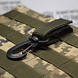 Тримач-карабін навесний хакі, фото 2