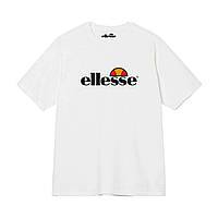 Белая футболка Ellesse унисекс футболки Эллис мужская женская