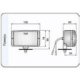 Протитуманні фари 138х78х60мм Wesem HM1.08031 галогенові, з кришками 2шт, фото 10