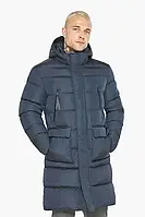 Качественная Зимняя мужская куртка синего цвета модель Braggart "Dress Code"