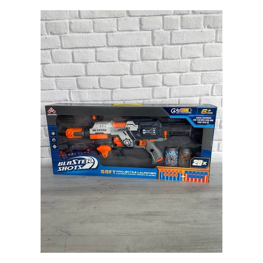 Дитячий автомат-бластер із 20 поролоновими кулями Blaster Shots SB 551