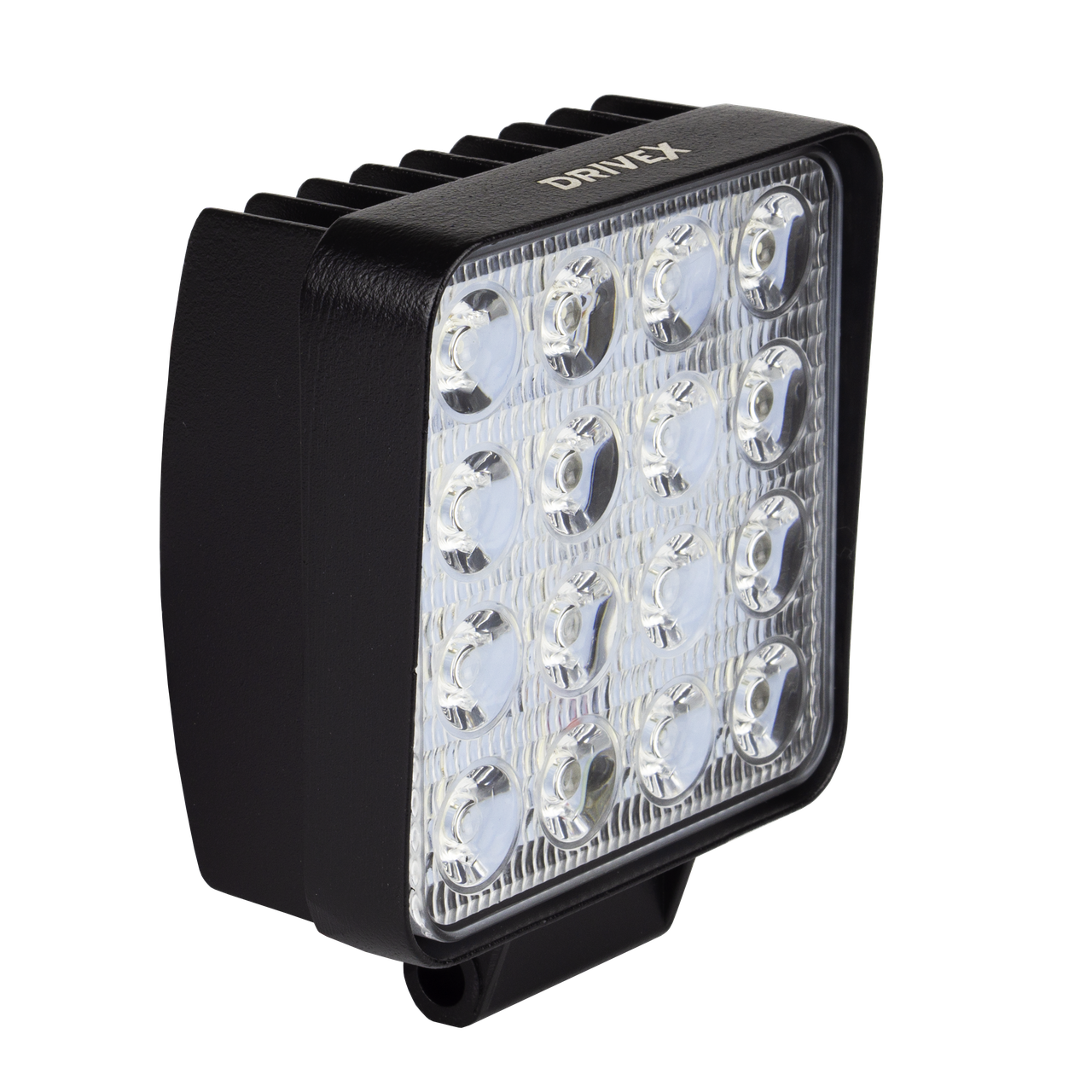 Додаткові ЛЕД фари, LED фара робочого світла DriveX WL SQ-03 FL 16-48W 107x107mm
