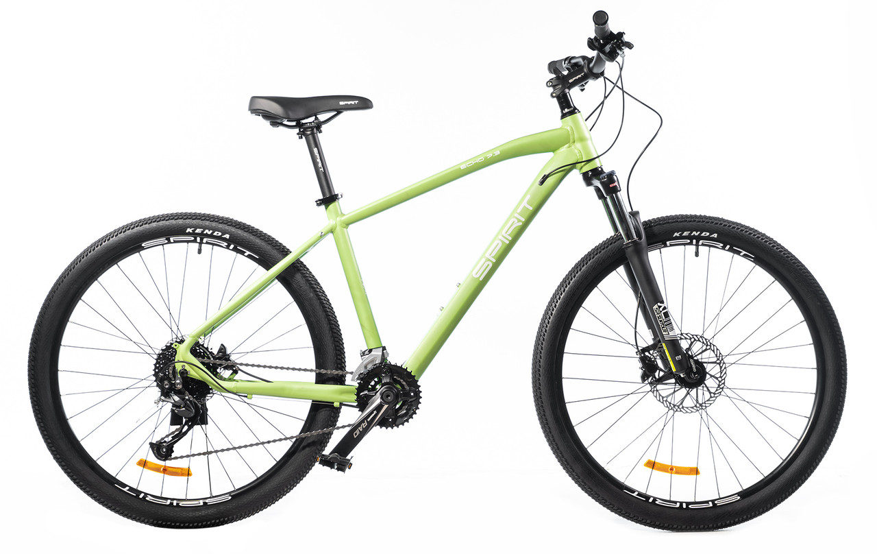 Велосипед Spirit Echo 7.3 27,5", рама L, оливковий, 2021 (AS)