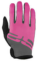Перчатки R2 HANG с полными пальцами розовый / серый M