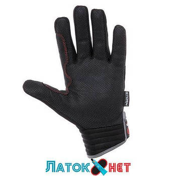 Рукавичка зі спандексу антиковзне покриття долоні захист суглобів піноматеріалом 10 STORM SP-0180 Intertool