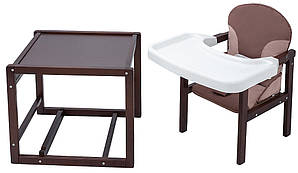 Стільчик-трансформер Babyroom Поні-220 тонований шоколад / капучино