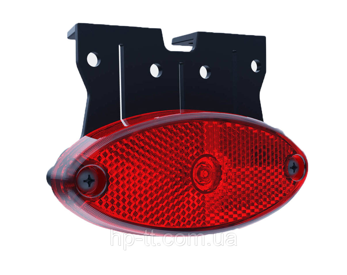 Ліхтар габаритний Fristom білий зі світловідбивачем, кронштейном і кабелем FT-061 C+K LED