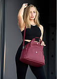 Жіноча спортивна сумка Sambag Vogue BKS бордо, фото 5