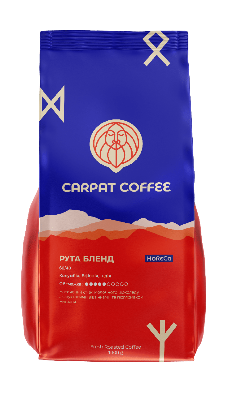 Кофе в зернах Рута Бленд CARPAT COFFEE 1 кг