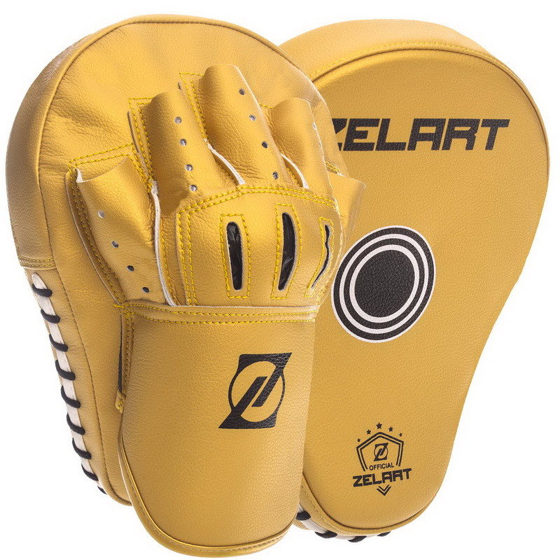 Лапа вигнута для боксу та єдиноборств Zelart 2 шт (BO-1350), фото 1