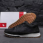 Чоловічі шкіряні кросівки NB Clasic Black, фото 6