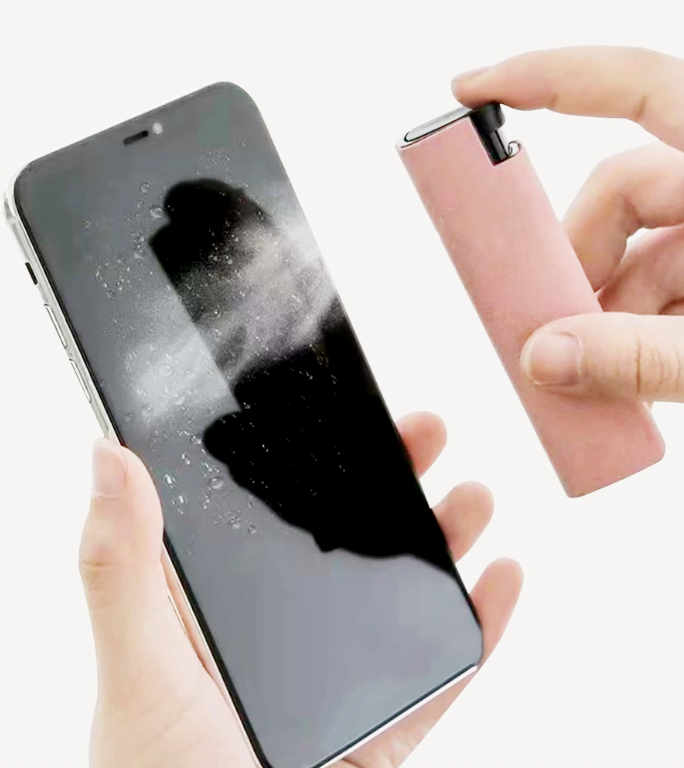 Набір для чищення екрану телефона монітора Screen Cleaner Rose, фото 1