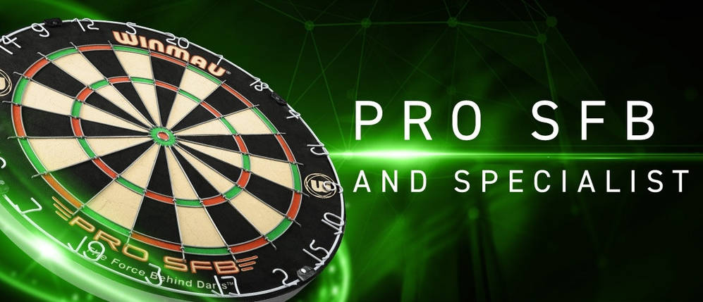 Набір для гри в дартс-мішень зі справжнього сизалю ProSFB New Winmau Англія з дротиками, фото 4