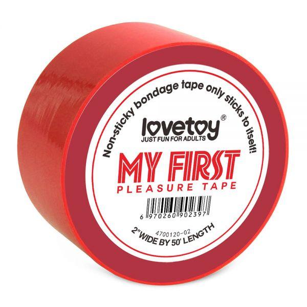 Червона стрічка для бондажу LOVETOY MY FIRST