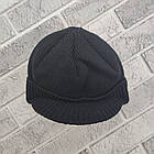 Шапка унісекс вовняна з козирком ELEMENT чорна 30032825, фото 2