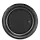 Тарілка пластикова «Преміум» "B" плоска Ø 22 см чорна, фото 2