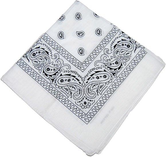 Бандана класична (біла) від 10 штук, фото 1