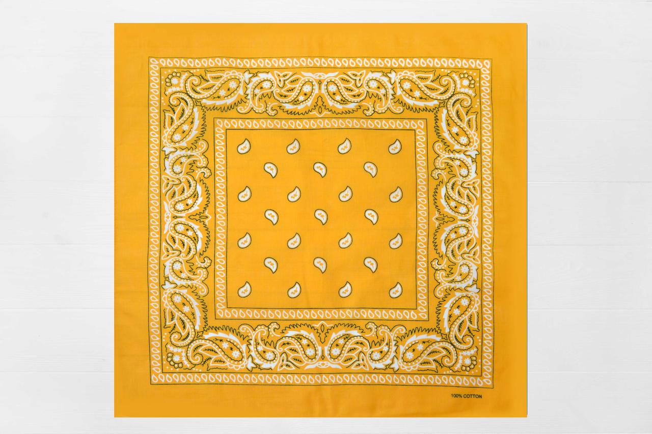 Бандана класична (бурштинова) від 10 штук, фото 1