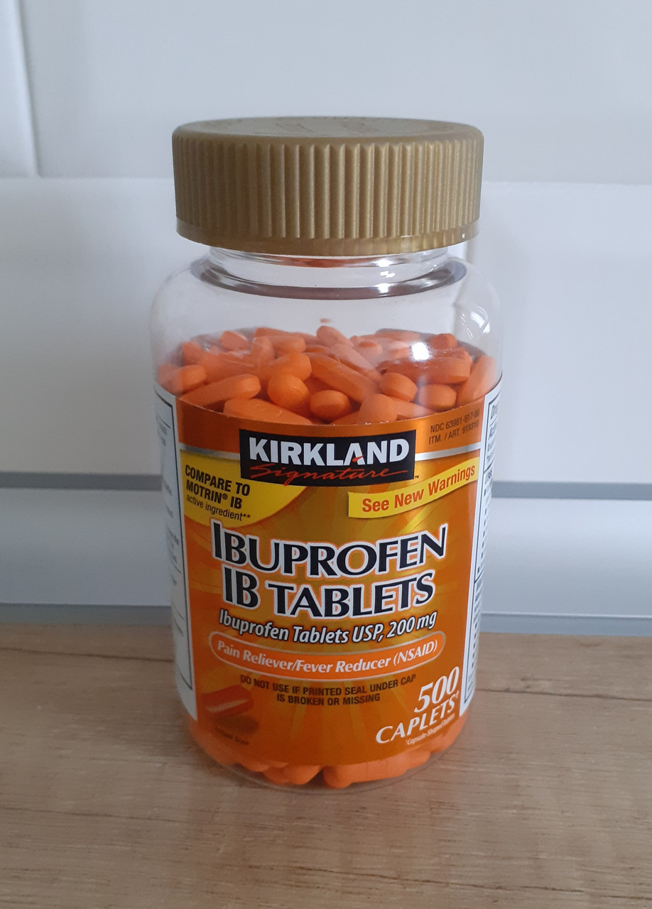 Kirkland Signature Ibuprofen IB обезболивающее средство, цена 500 грн