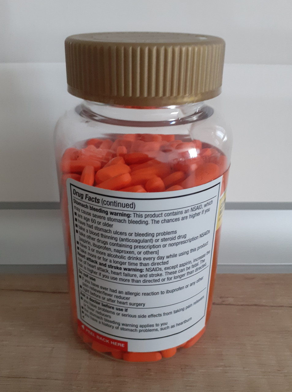 Kirkland Signature Ibuprofen IB обезболивающее средство, цена 500 грн