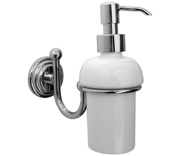 Настінний керамічний дозатор для рідкого мила Pacini&Saccardi Rome 30046 хром, фото 1