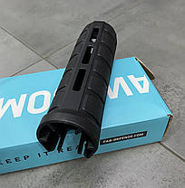 Цівка на Remington 870 FAB Defense (VANGUARD 870), Чорна, з направляючими M-LOK з термостійкого полімеру, фото 5