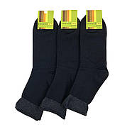 Чоловічі махрові шкарпетки без резинки Krokus 39-42, фото 2