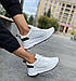 Жіночі кросівки шкіряні бежеві білі на платформі товстої підошві осінні демісезонні снікерси, фото 8