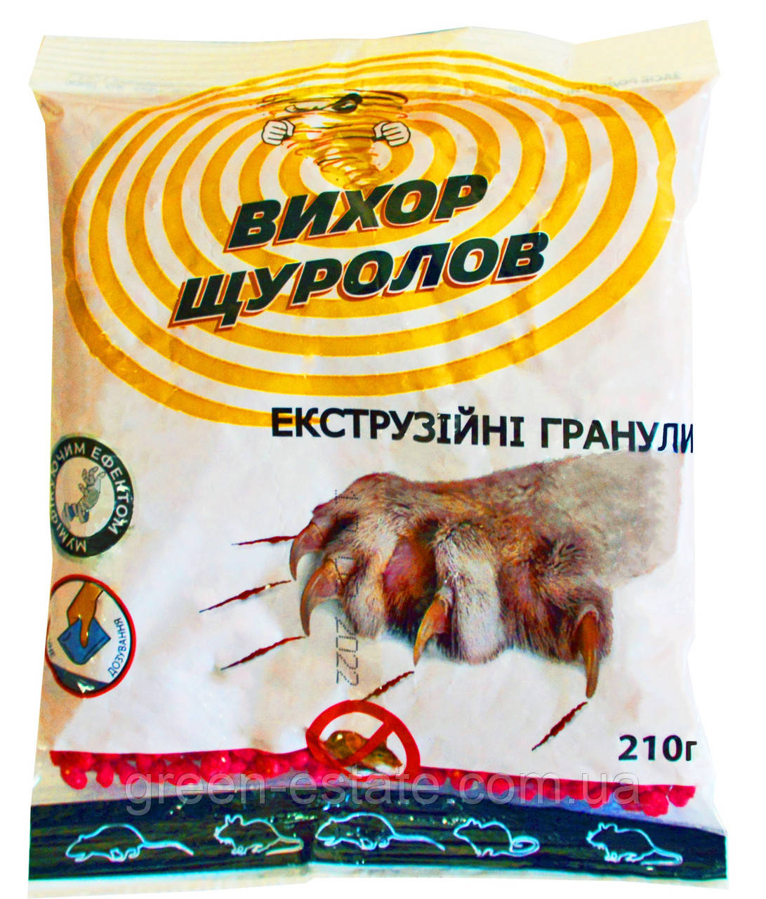 Вихор Щуролов гранули 210 г. з муміфікатором