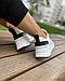 Кросівки жіночі шкіряні бежеві білі на платформі товстої підошві осінні демісезонні снікерси, фото 9