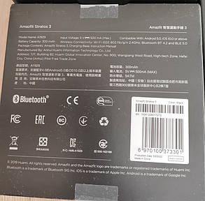 Смарт-годинник Xiaomi Amazfit Stratos 3 Black (A1929) GLOBAL, фото 4