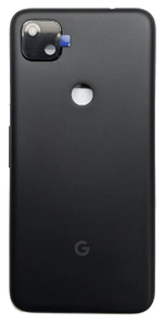 Задня кришка Google Pixel 4A з склом камери (Чорна) Оригінал