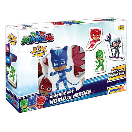 Набір магнітів Герої в масках. Світ героїв, Magdum, МЕ5031-31, фото 1