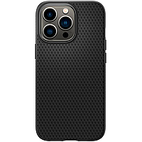 Силиконовый чехол-накладка Spigen Liquid Air Case for iPhone 13 Pro, Black (ACS03258)