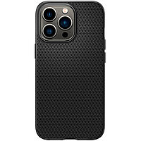 Силиконовый чехол-накладка Spigen Liquid Air Case for iPhone 13 Pro Max, Black (ACS03201)
