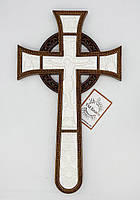 Хрест напрестольний дерев'яний різьблений, 17,5х1,5х30,5 см