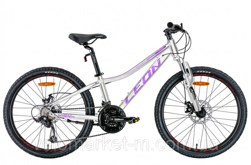 Велосипед 24" Leon JUNIOR AM DD 2022 Білий З Бузковим — Купить Недорого ...